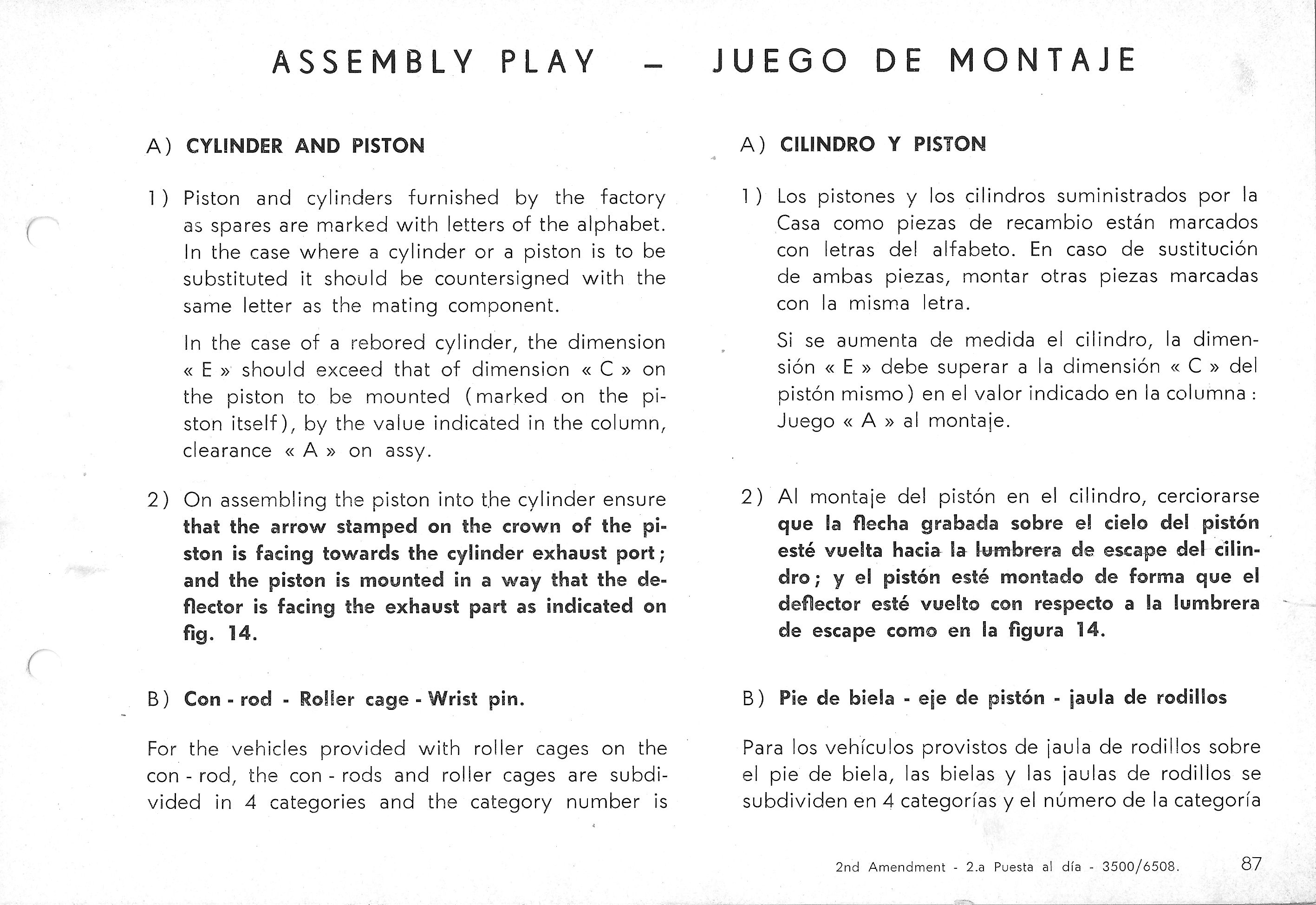 Vespa Service Station Manual 87