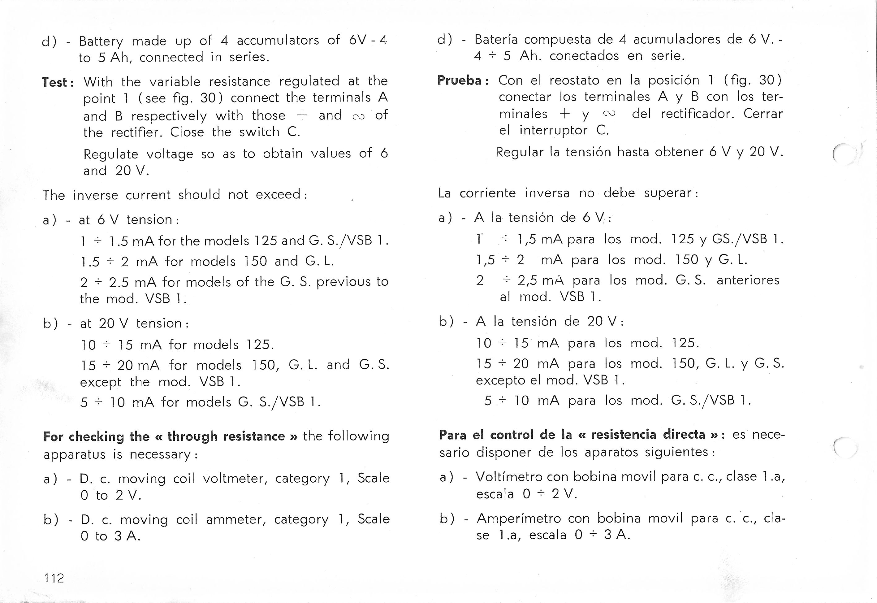 Vespa Service Station Manual 112