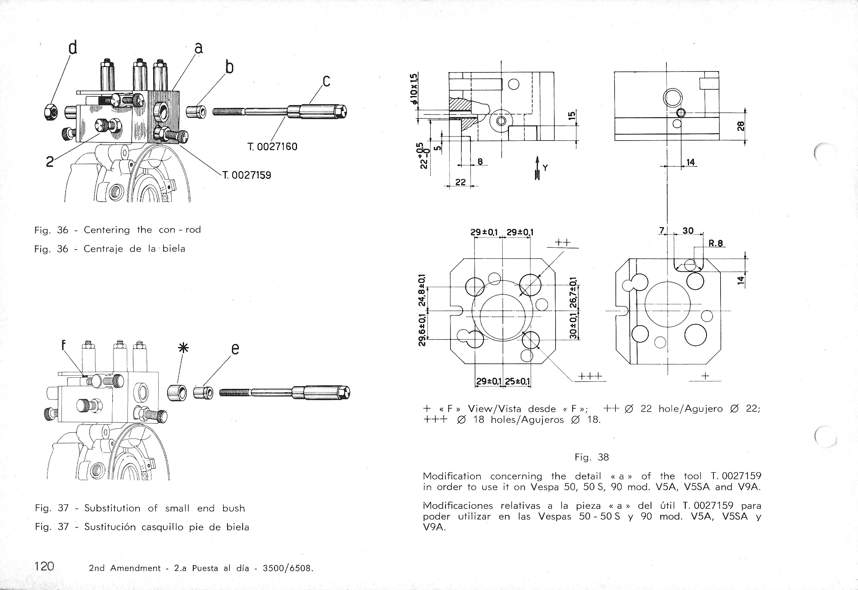 Vespa Service Station Manual 120