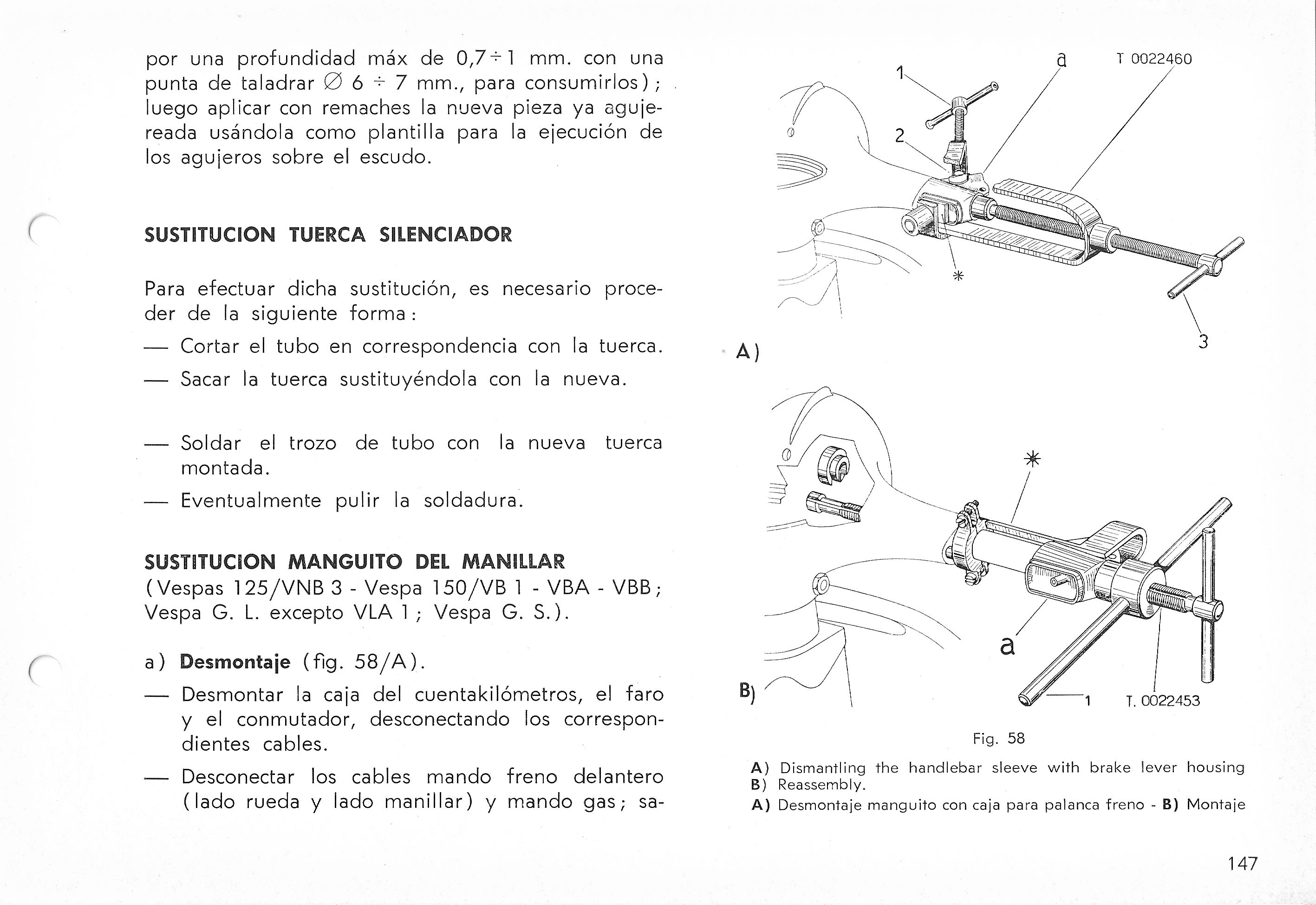 Vespa Service Station Manual 147