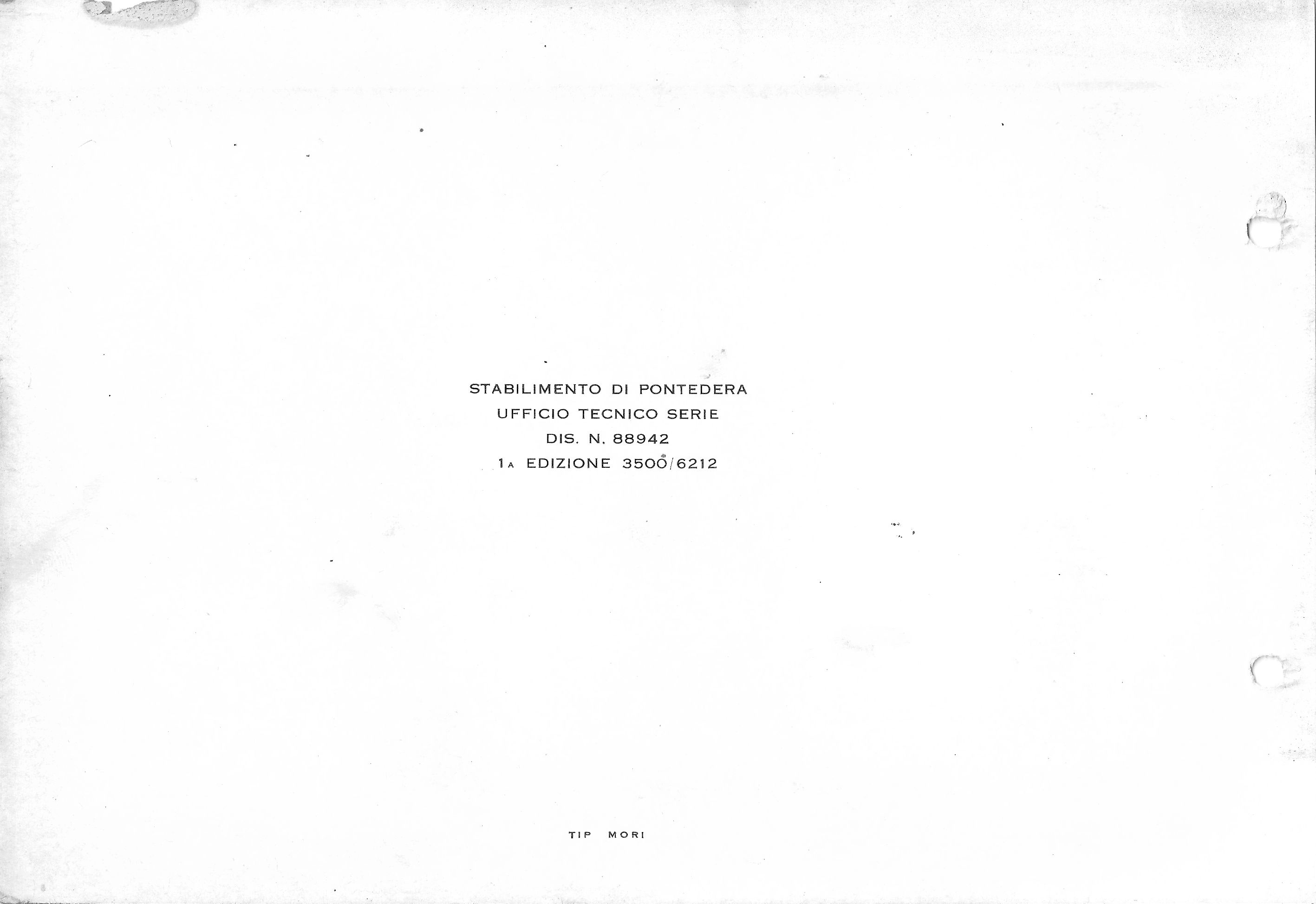 Vespa Service Station Manual 200