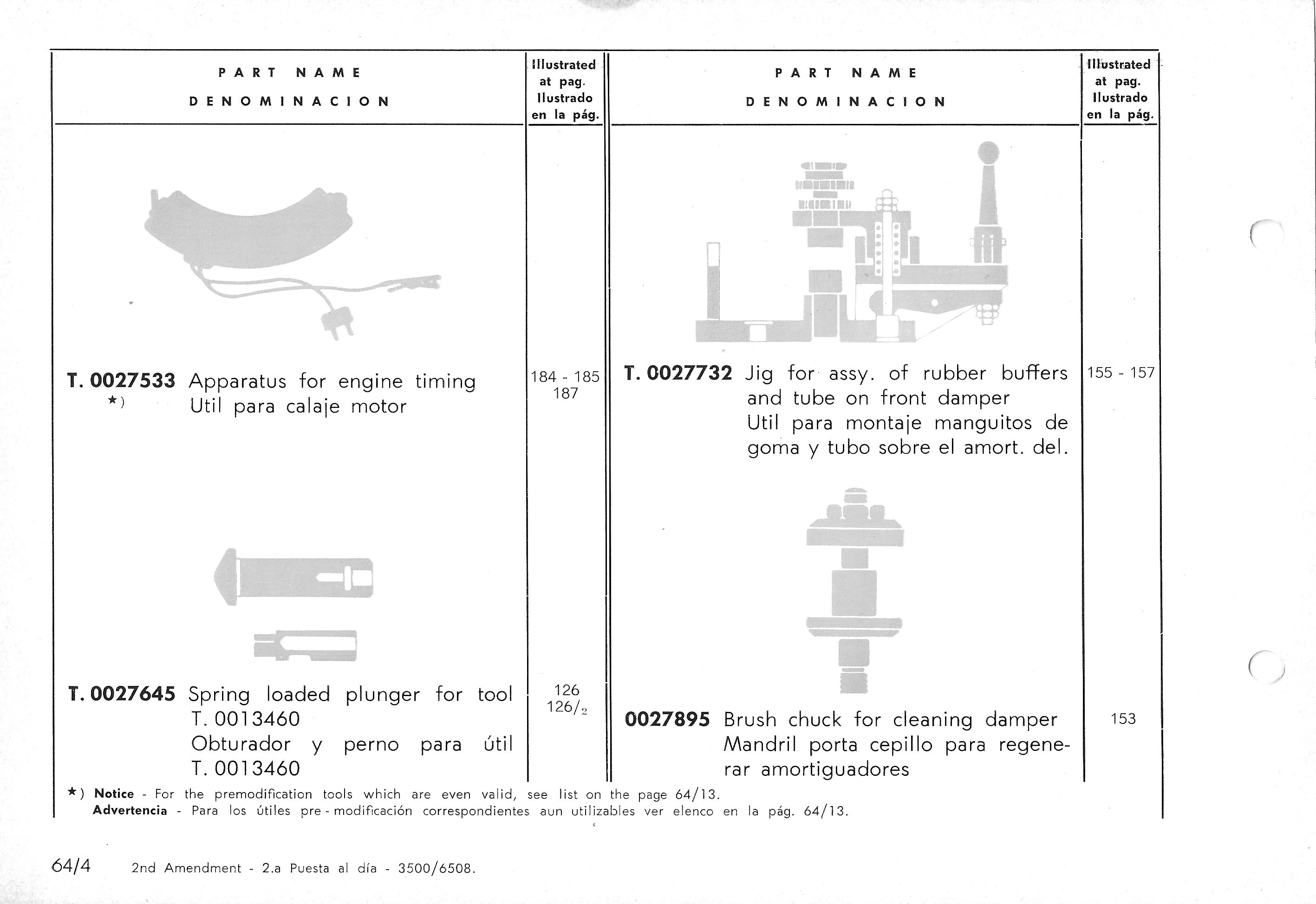 Vespa Service Station Manual 64-4
