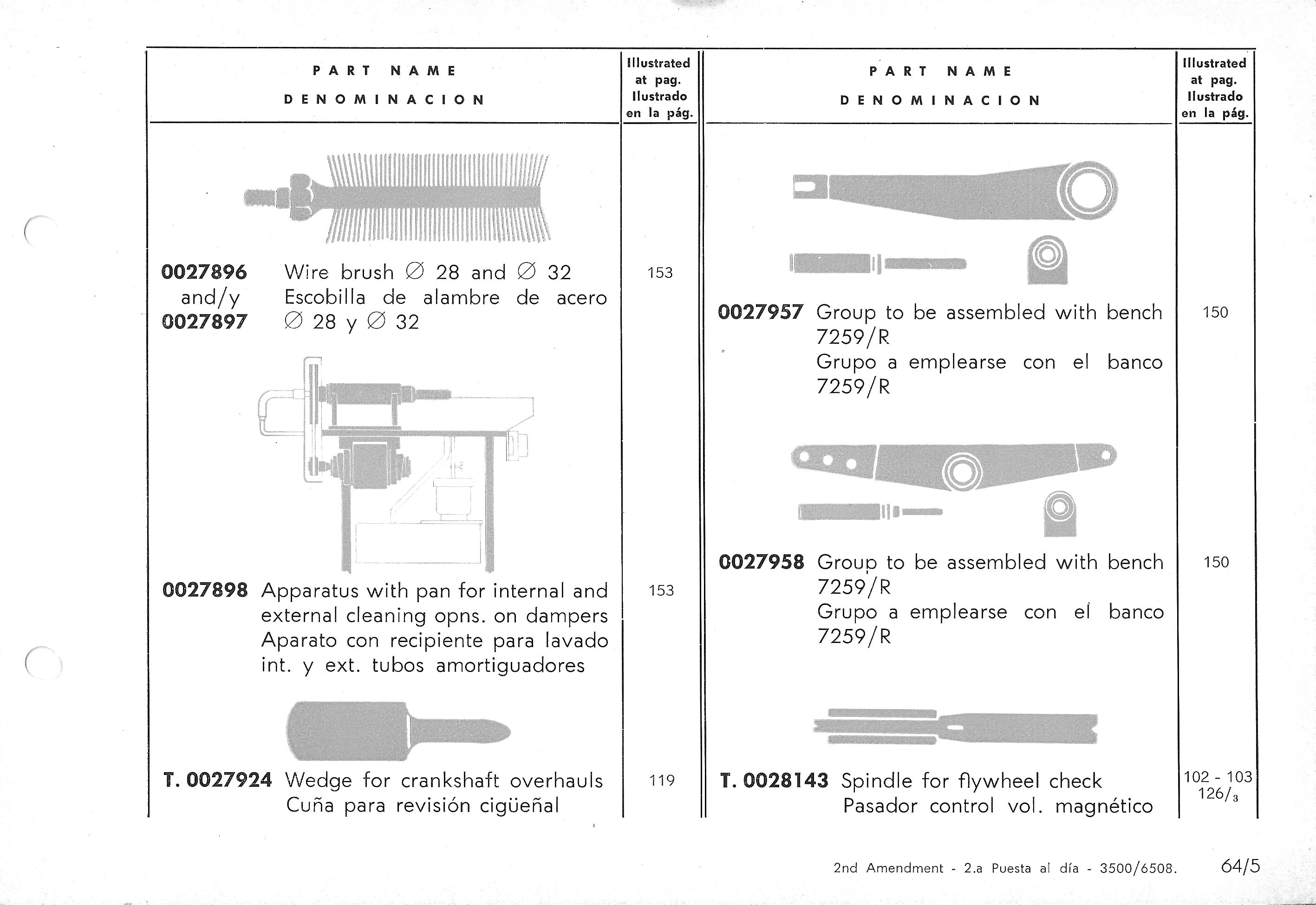 Vespa Service Station Manual 64-5