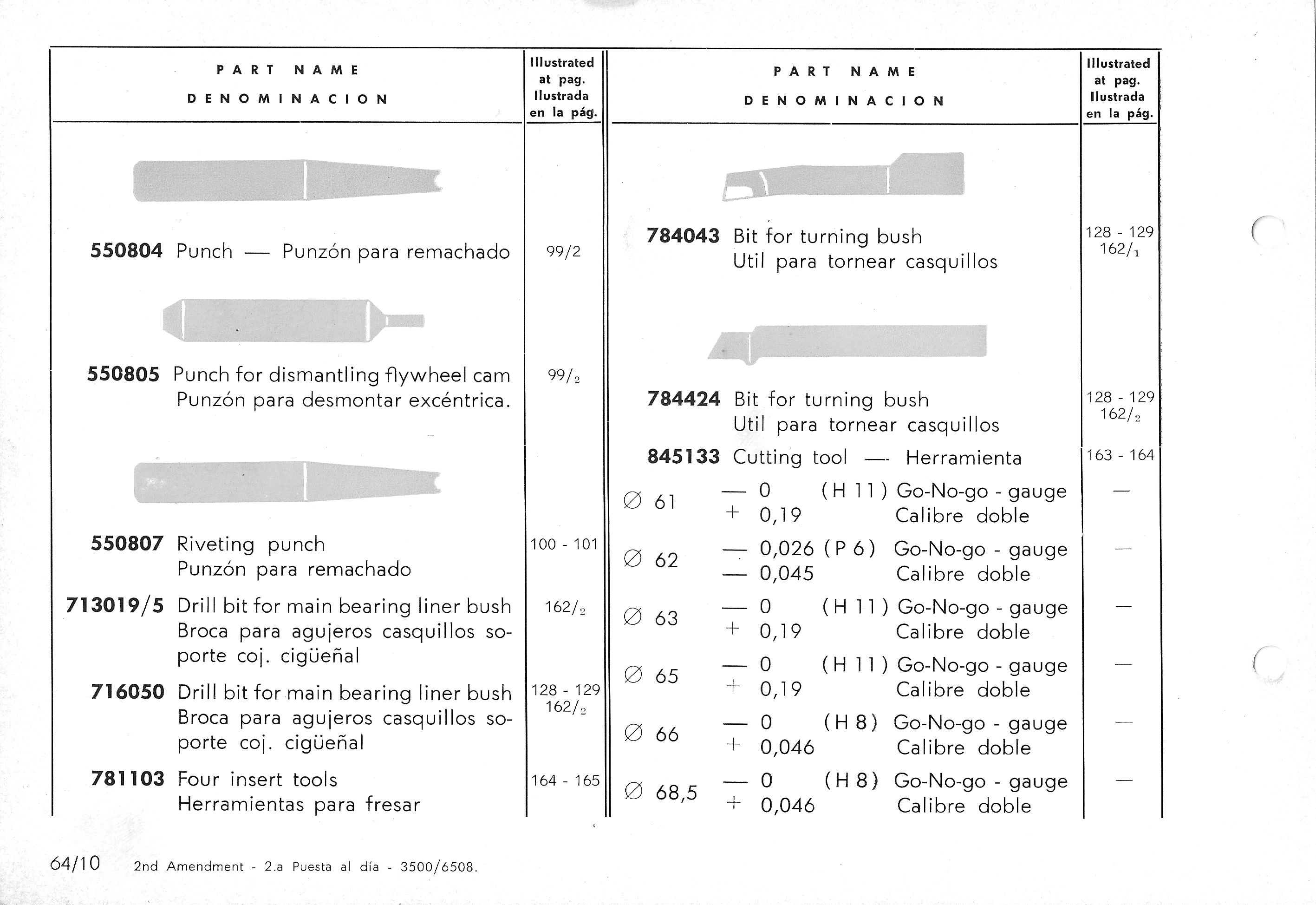 Vespa Service Station Manual 64-10